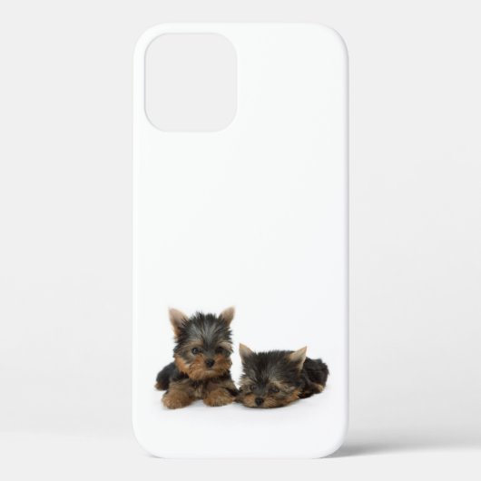 Cute Yorkshire Terrier puppies Case-Mate iPhone Case (Achterkant)