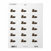Cute Yorkshire Terrier puppies Etiket (Full Sheet)