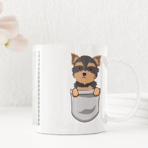 Cute Yorkshire Terrier voor Hondenliefhebber Dog T Koffiemok