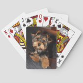 Cute Yorkshire Terrier Yorkie Puppy Dog   Pokerkaarten (Achterkant)