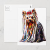 Cute Yorkshire Yorkie Terrier Briefkaart (Voorkant / Achterkant)