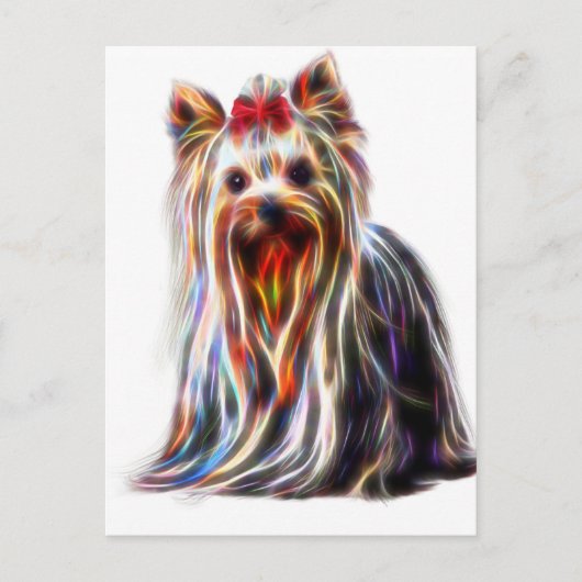 Cute Yorkshire Yorkie Terrier Briefkaart (Voorkant)