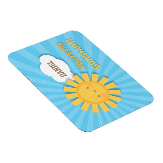 Cute You are My Sunshine Appreciance Magneet (Rechterzijde)