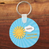 Cute You are My Sunshine Appreciance Sleutelhanger (Voorkant)