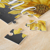 Cute You are My Sunshine Yellow Sunflower Foto Legpuzzel (Zijkant)