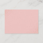 Cute You Are the Sprinkles on My Cupcake Card Informatiekaartje (Achterkant)