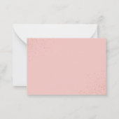 Cute You Are the Sprinkles on My Cupcake  Notitiekaartje (Achterkant)