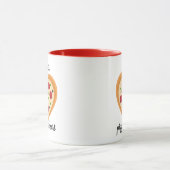 Cute You Gotta Pizza Me Heart Pun Mok (Midden)