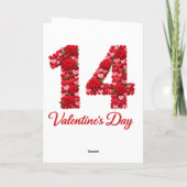 Cute You + Me Love Equation Valentine’s Day Couple Programma (Achterkant)