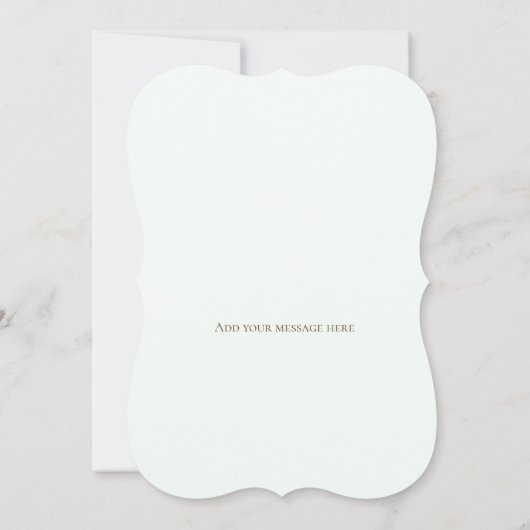 Cute Young Deer Baby Shower Invitation Kaart (Achterkant)