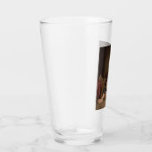 Cute Young Girl Eating Breakfast ( kunst) Glas (Rechts)