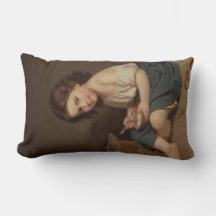 Cute Young Girl Eating Breakfast ( kunst)