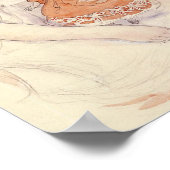 Cute Young Girl with a Doll (Childhood Art) Poster (Hoek)