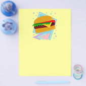 Cute Yummy Burger Flyer (Enkel)