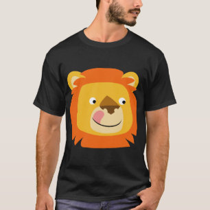 Cute Yummy Cartoon Leeuw T-Shirt