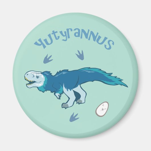 Cute Yutyrannus Magneet (Voorkant)