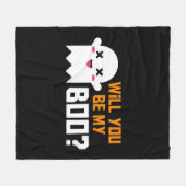 Cute zal je mijn baas zijn. Love Part Fleece Deken (Voorkant (Horizontaal))