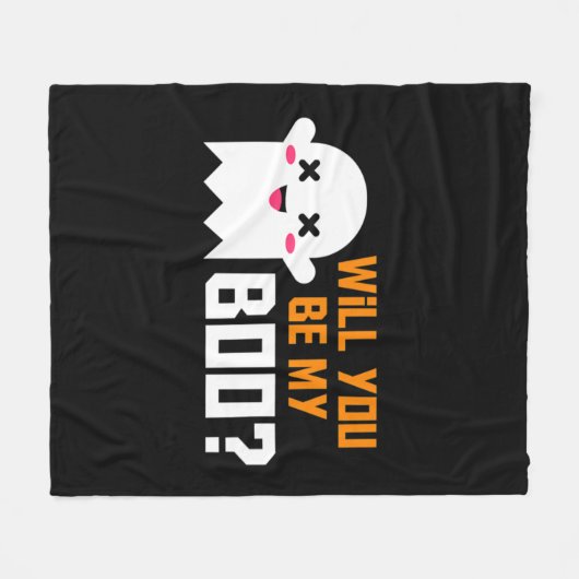 Cute zal je mijn baas zijn. Love Part Fleece Deken (Voorkant (Horizontaal))