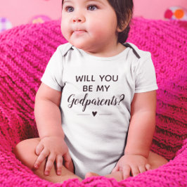 Cute zal jij mijn godouders zijn. romper