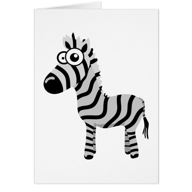 Cute zebra (Voorkant)
