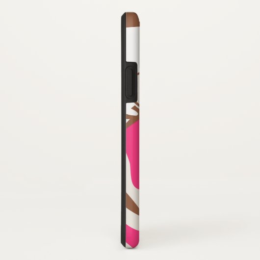 Cute Zebra Animal Cell Phone Case (Achterkant / rechts)