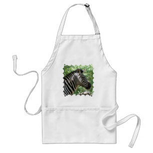 Cute Zebra Apron Standaard Schort