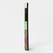Cute Zebra Faux Green & Pink Texture Animal Print Case-Mate iPhone Case (Achterkant/links)