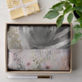 Cute Zebra Floral Waterverf Tissuepapier (Geschenk)