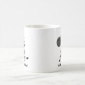 Cute Zebra: Ik heb mijn strepen verdiend. Koffiemok (Center)