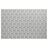 Cute Zebra Kind Baby Nursery Grey Stof (Fat Quarter)