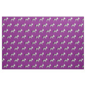 Cute Zebra Kind Baby Nursery Paars Stof (Fat Quarter)