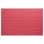 Cute Zebra Kind Baby Nursery Red Stof (Yard (91,4 cm))