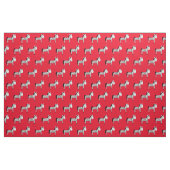 Cute Zebra Kind Baby Nursery Red Stof (Fat Quarter)