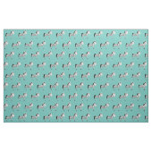 Cute Zebra Kind Baby Nursery Teal Stof (Fat Quarter)