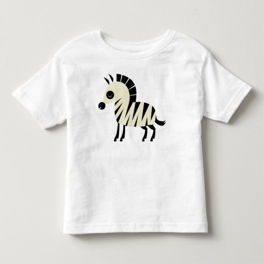 Cute Zebra Kinder Shirts (Voorkant)
