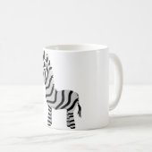 Cute zebra koffiemok (Voorkant rechts)
