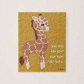 Cute Zebra Legpuzzel (Verticaal)