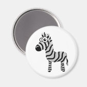 Cute zebra magneet (Voorkant / Achterkant)