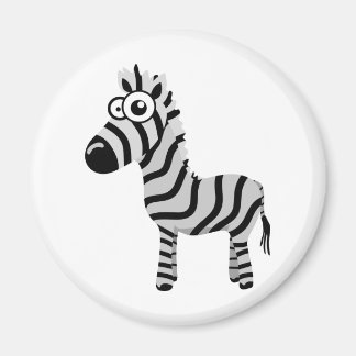 Cute zebra magneet