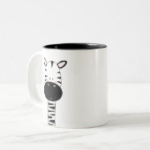 Cute Zebra mok Black and White Animal Modern (Voorkant links)