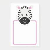 Cute Zebra Post-it® Notes (Voorkant)
