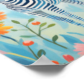 Cute Zebra Poster (Hoek)