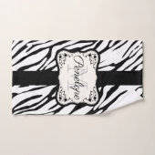 Cute Zebra Print Bad Handdoek (Handdoek)