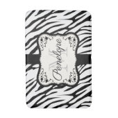 Cute Zebra Print Badmat (Voorkant Verticaal)