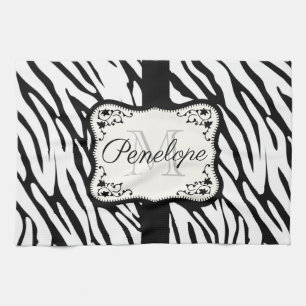 Cute Zebra Print Theedoek