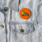 Cute Zebra Ronde Button 5,7 Cm (In situ)