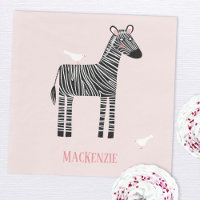 Cute Zebra roze Party