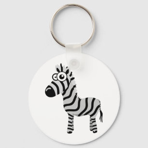 Cute zebra sleutelhanger