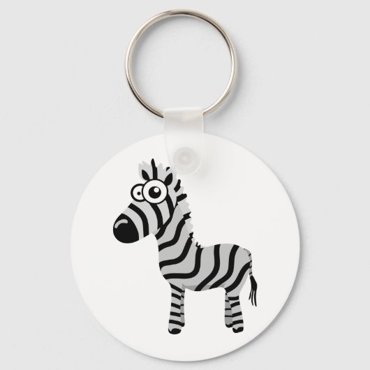 Cute zebra sleutelhanger (Voorkant)