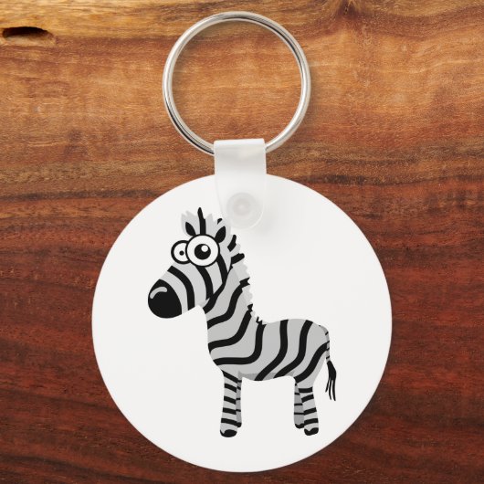 Cute zebra sleutelhanger (Voorkant)